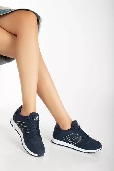 للجنسين الأزرق الداكن الدانتيل المتابعة عارضة عارضة وحيد مريحة لينة المشي عارضة أحذية رياضية