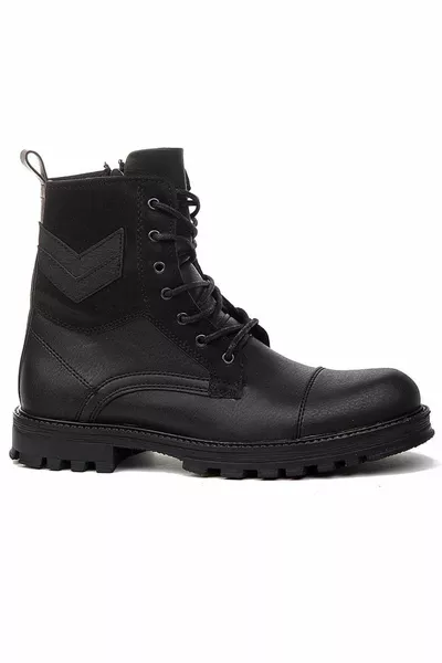 Zwarte postlaarzen voor heren