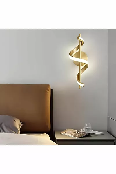 Buse Eskitme Kast Modern Witte Led Wandlamp (Geen Batterijen)