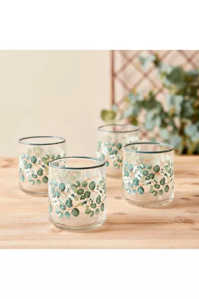 Ocaliptus Meşrubat Bardağı 4'lü Yeşil ( ML)