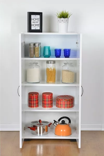 Armadio Cm Armadio per Vestiti Maglioni Armadio Invernale Armadio Camicie Bianco