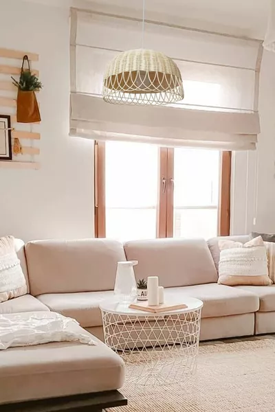 Bambus, Rattan Hängeleuchte Cm