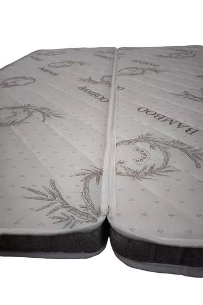 Zippered Removable Sofa Compatible with Hemnes Orthopedic Bamboo Foam Mattress cm