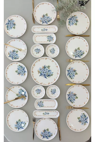 Yediveren Çiçeği  Kişilik  Parça Kahvaltı Takımı