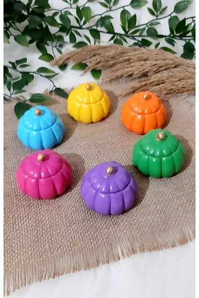 Set da 6 per servire caffè/snack di zucca/caramelle