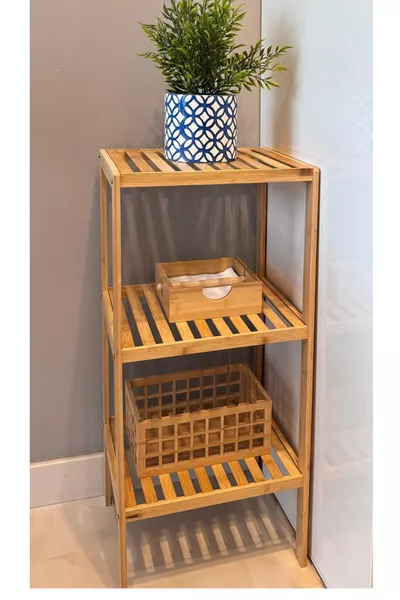 Bamboe Plankunit, keukenkastplank, badkamerplank, multifunctionele plankunit Cm