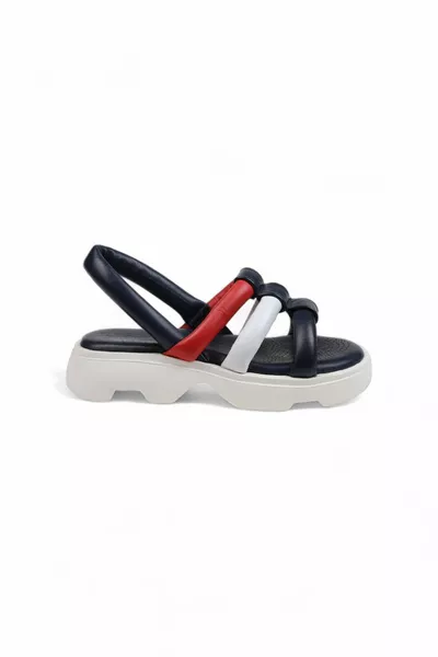 Echtes Leder Damen Polsterband Sandelet