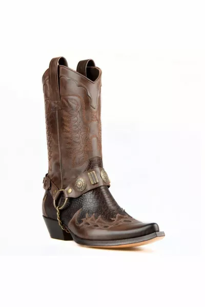 Braune Western-Cowboystiefel für Herren