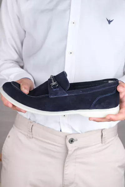 CUIR VÉRITABLE, MOCASSINS POUR HOMMES DE DESIGN ITALIEN