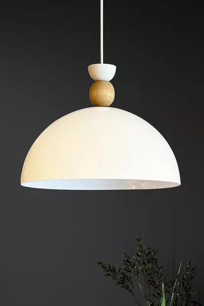 Yimpi White Chandelier Single Pendant Living Room Kitchen Hair Salon Cafe Lamp Decorative Lighting Bakery