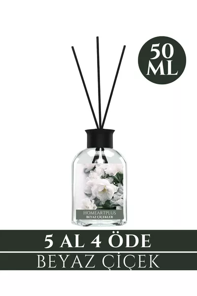 white flowers room fragrance bamboo essential oil  ml