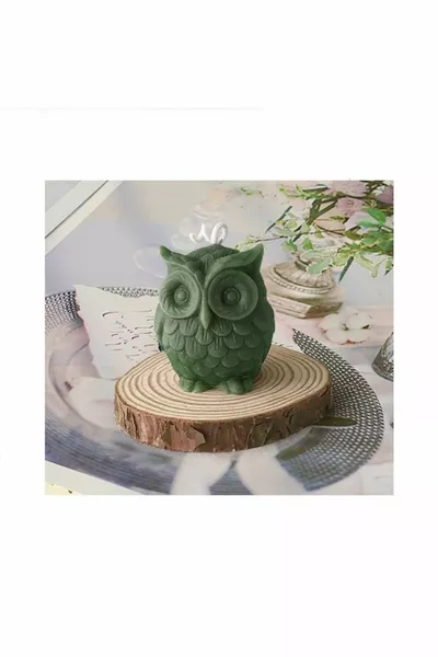 Uil & Schattige Beer Siliconen Kaarsenmal