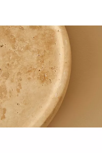 Efeze Travertijn Taartstandaard Natuur ( cm)