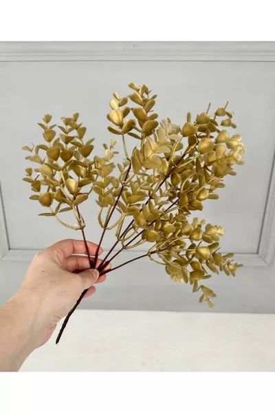 زهرة الأوكاليبتوس الصناعية ذهبية