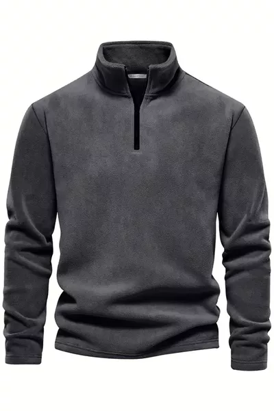 Men's Half-Zip Stand Collar Fleece