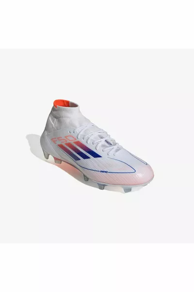  Elite Mid Fg Chaussures De Football Homme White Grass Field