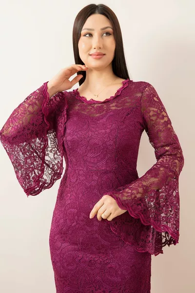 كم انتفخ قصيرة الدانتيل مساء اللباس 