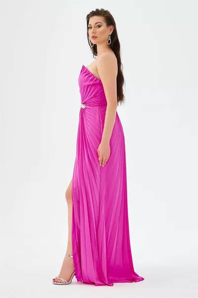 الفوشيه Plisoley حمالة حجر طويل مساء اللباس