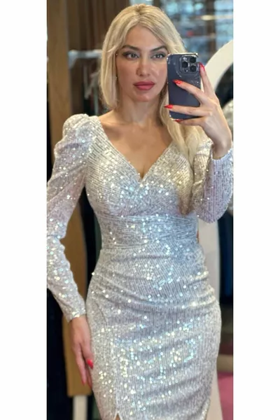 فستان سهرة قصير