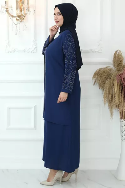 Suzan Evening Dress Indigo