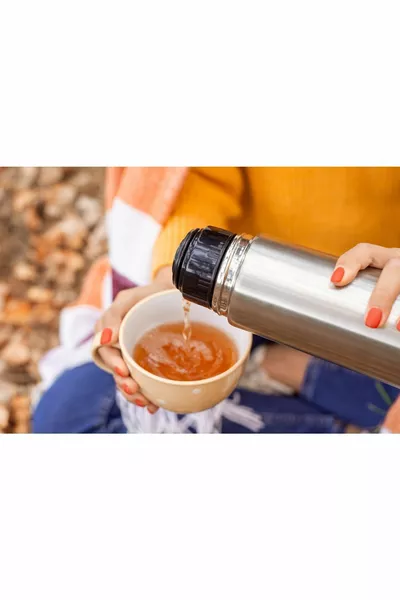  мл Нержавеющая сталь Кемпинг Детское молочное питание Термос Черный