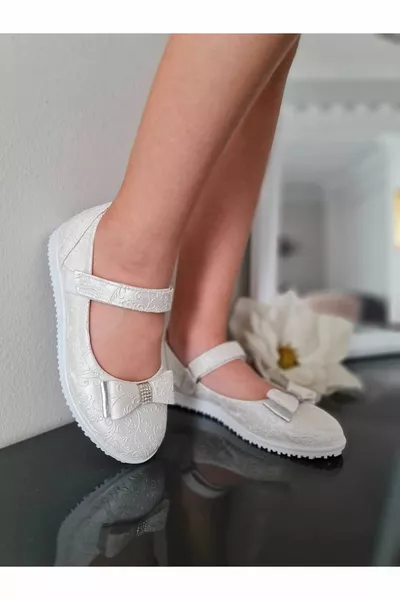 Faux Leather, Orthopedic Girls Wedding Shoes