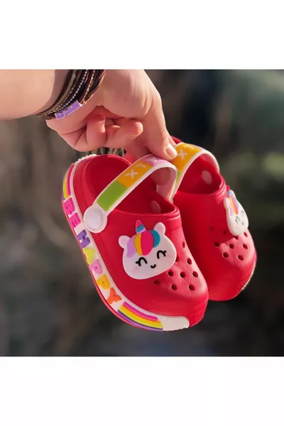 صنادل الأطفال عدم الانزلاق وحيد Hellokity أحسب صنادل فاخرة للأطفال النعال