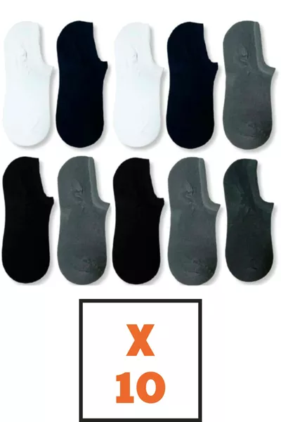  Paar nahtlose, unsichtbare Sneakersocken aus Bambus