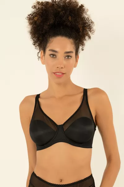 صدرية مصغرة بدون حشوة بتفاصيل التول