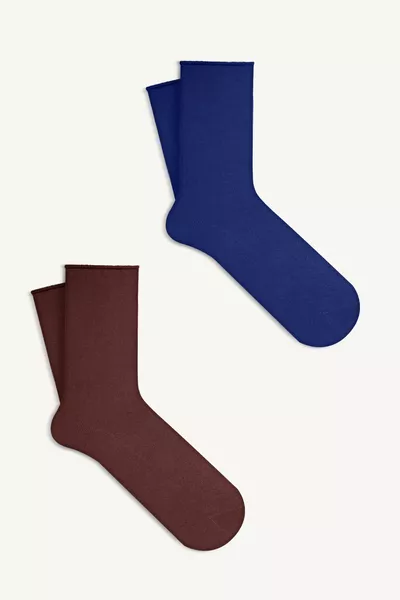 Pamuklu Lastiksiz Çorap