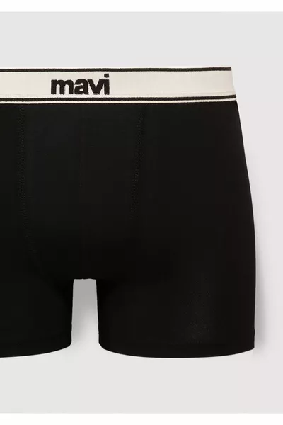 Siyah Basic Boxer 