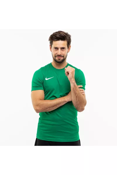Dri-Fit Park VII Men's Green Crew Neck T-Shirt