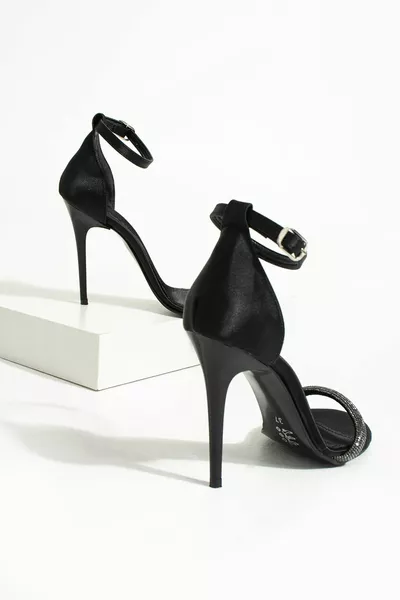 Stone Single Band High Thin Heels