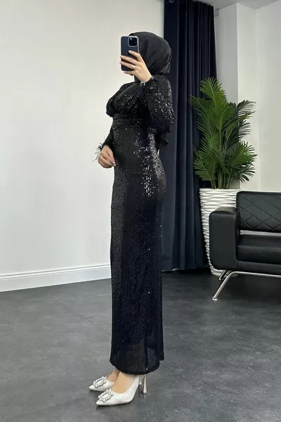Robe de soirée Fée Noir