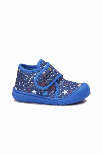 Jungle Patterned First Step Homme Panduf Bleu Marine