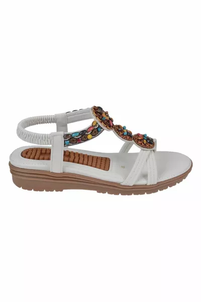 Массажная база Comfort Женские сандалии  Белый