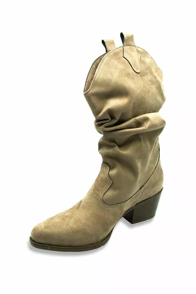 المرأة من جلد الغزال رعاة البقر الأحذية