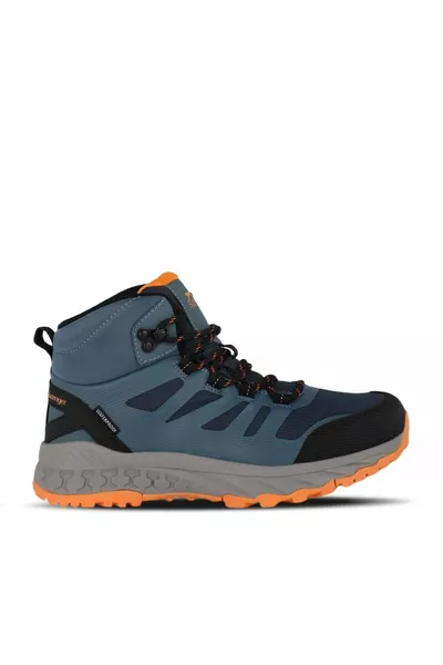 Waterproof Outdoor Sneakers Unisex Black-blue-orange