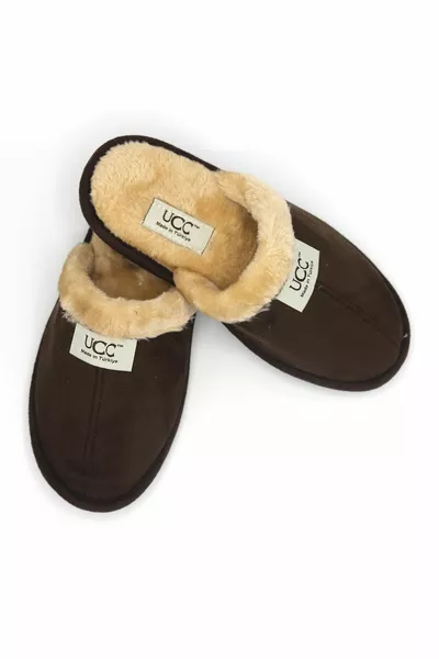 Pantoufles unisexes fermées sur le devant Pantoufles pantoufles d’hiver à semelle légère souple (NARROW FIT)