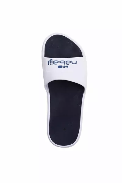 Babaiji Chaussons De Piscine Homme - Blanc / Bleu - Slap 