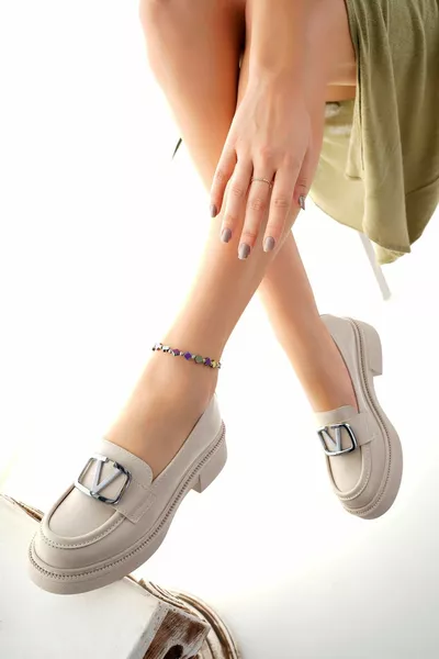 Дамски обувки с подплатен крем за пета