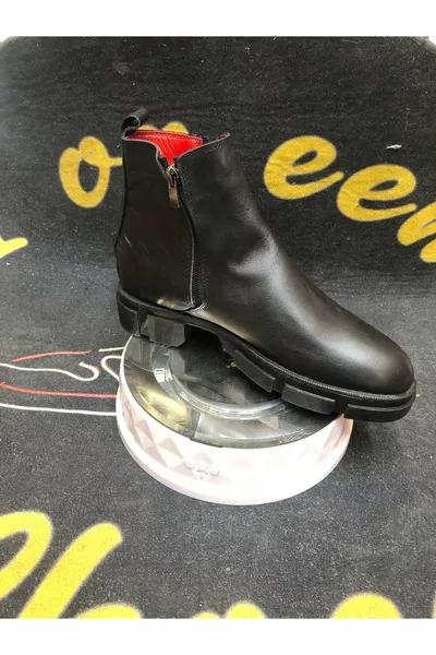 أحذية الصوف الجلدية للرجال