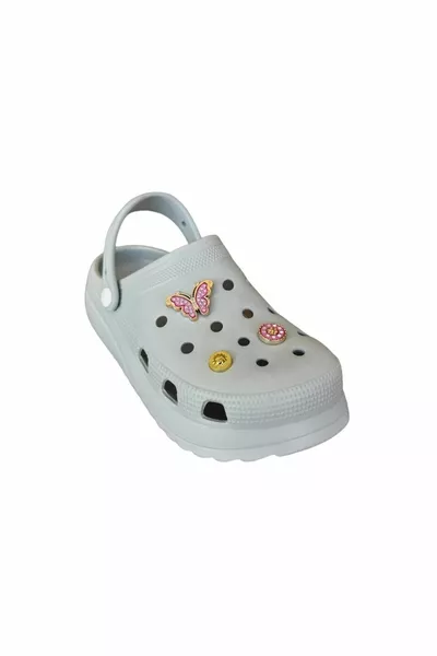 High Comfort Sole Stone Dames Sandalen GRIJS