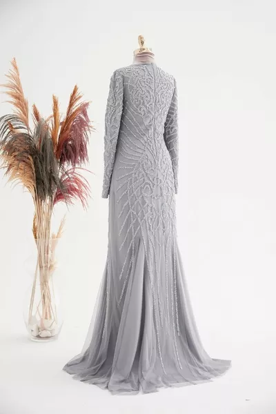 Ahu риба хиджаб вечерни рокли