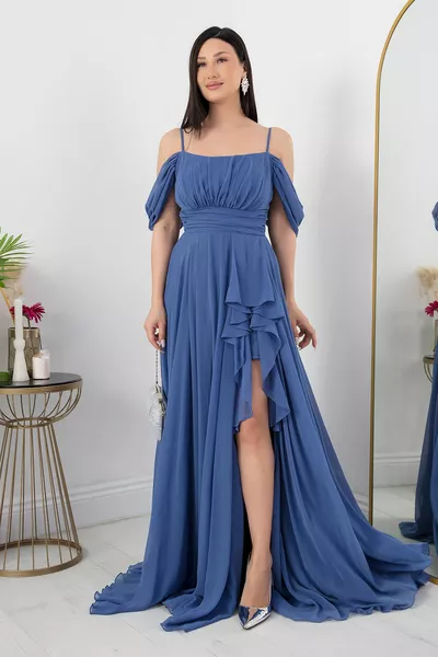 Jupe à volants Robe en mousseline de soie 