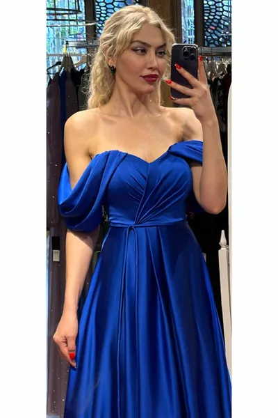 فستان سهرة طويل