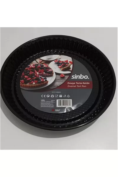 Нежалещ, незалепващ емайлиран форма за пай и кекс см