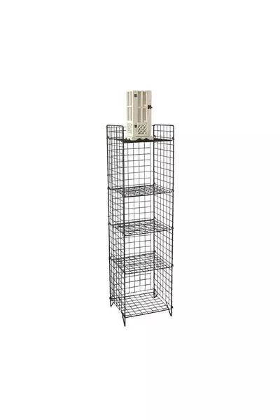 رف كتب معدني للديكور