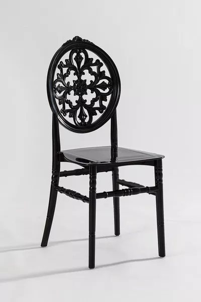 Home Venus 2 Pieces Garden Balcony Kitchen Chair Black