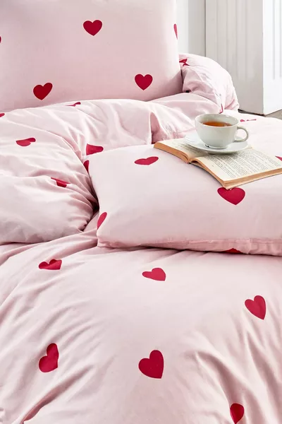 ENSEMBLE DE LINGE DE LIT DOUBLE À MOTIF MADONNA AVEC DRAP HOUSSE ÉLASTIQUE ET 2 TAIES D'OREILLER